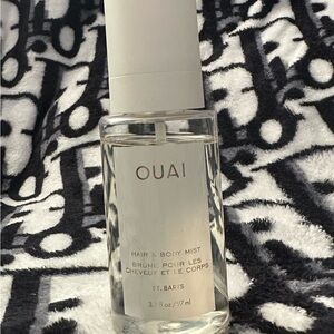 OUAI White-Capped Clear Hair & Body Mist Bottle